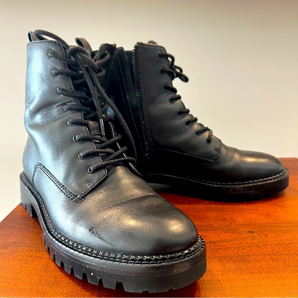 Vince cabria lug boots size 6